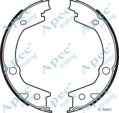 APEC BRAKING shu763 -  Комплект тормозных колодок